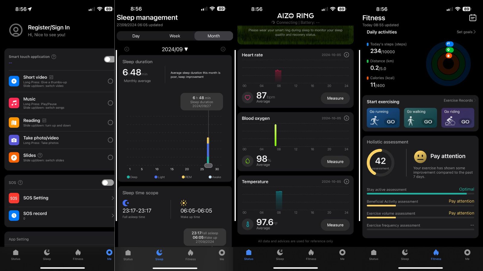The device offers a seamless setup process and a user-friendly companion app that provides detailed insights into your health data. (Image: Nandagopal Rajan/The Indian Express)